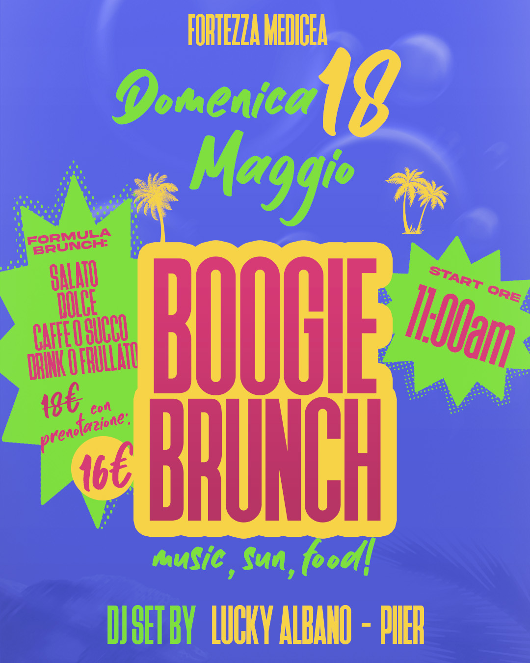 Boogie Brunch 18 mag / Fortezza Medicea