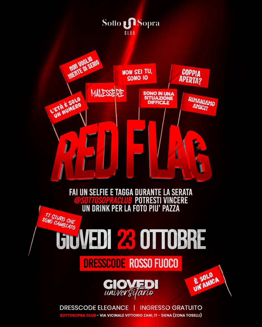 Giovedi 23 ott al SottoSopra