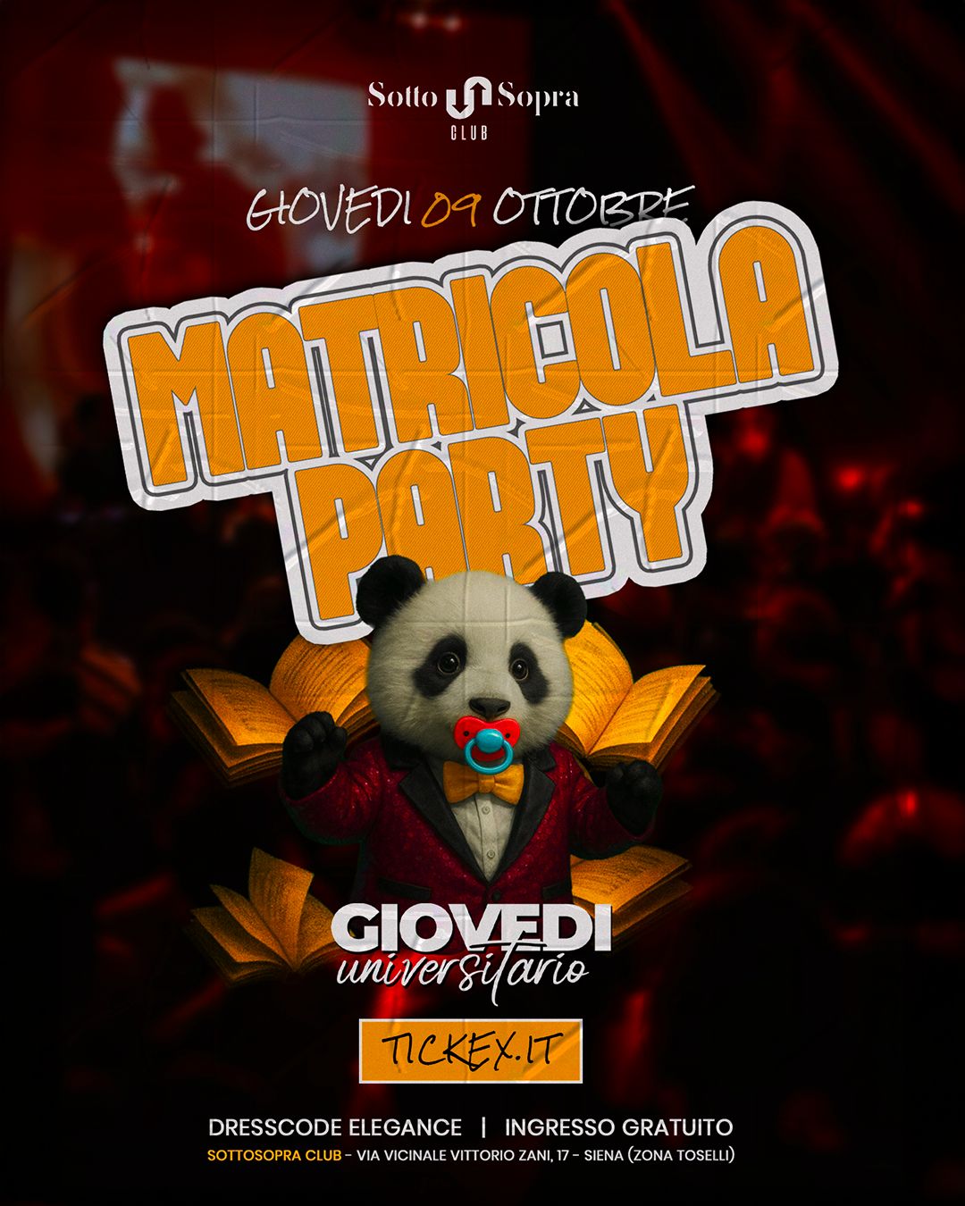 Giovedi 9 ott al SottoSopra