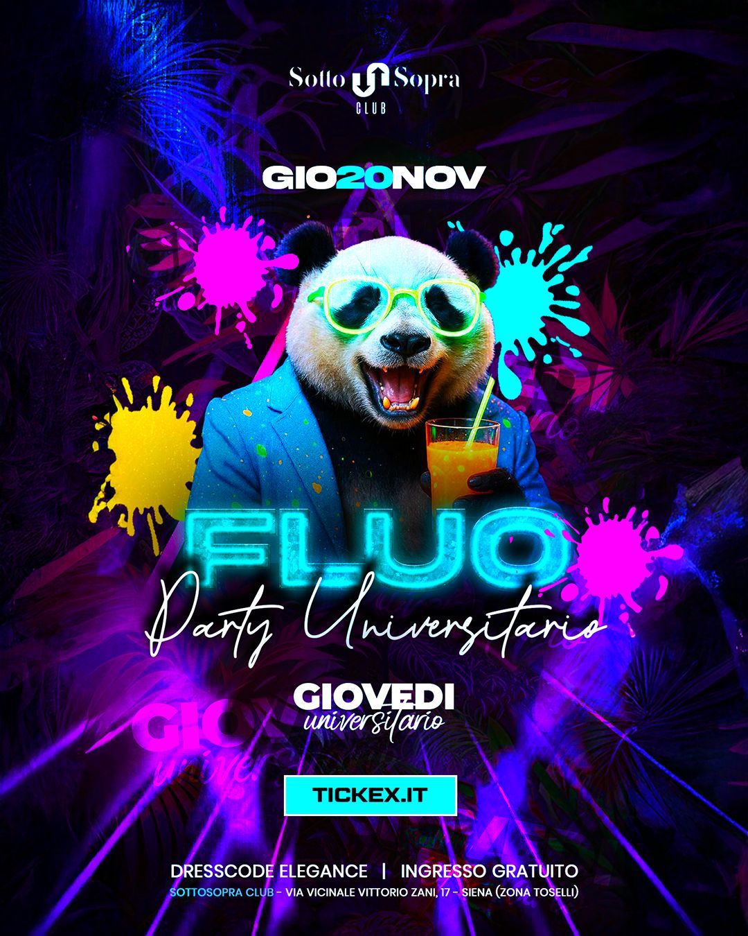 Giovedi 20 nov al SottoSopra