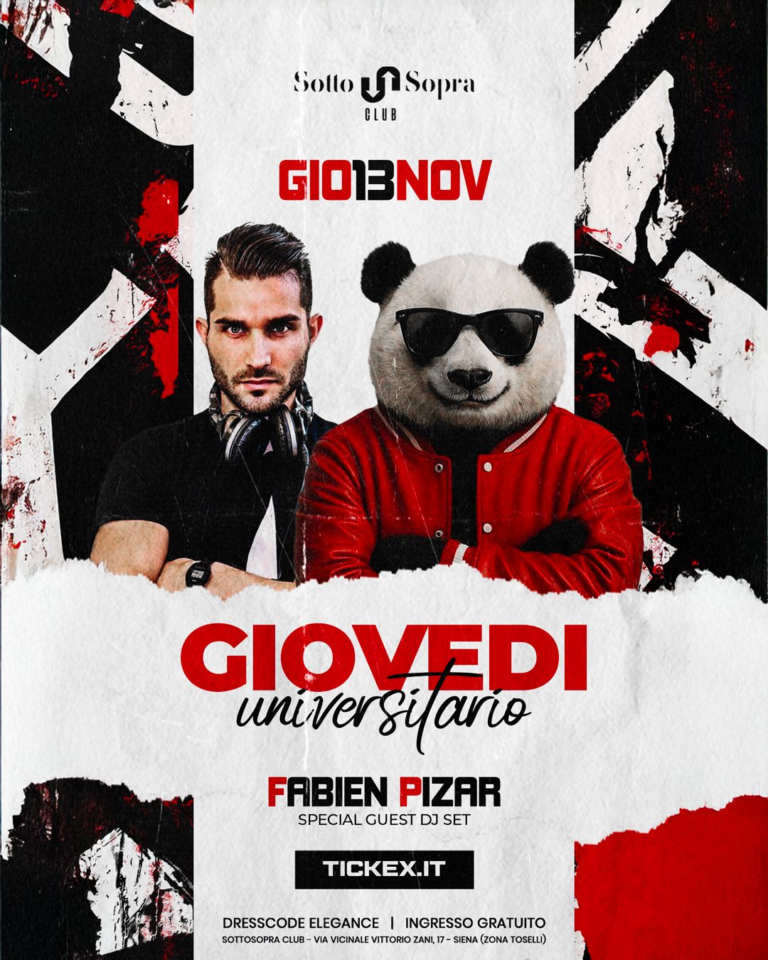 Giovedi 13 nov al SottoSopra