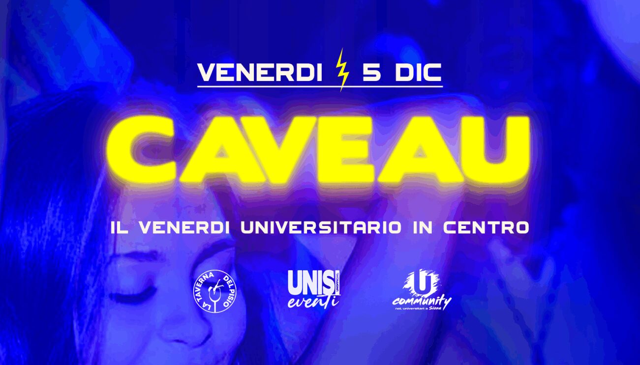 Venerdi 5 dic al CAVEAU