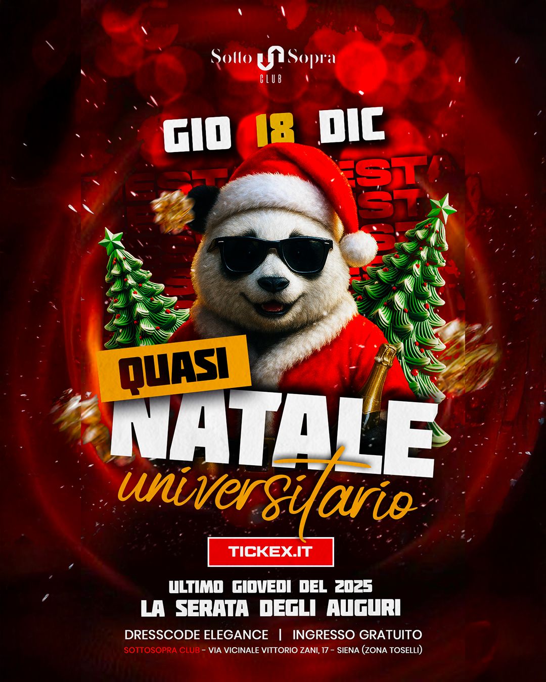 Giovedi 18 dic al SottoSopra