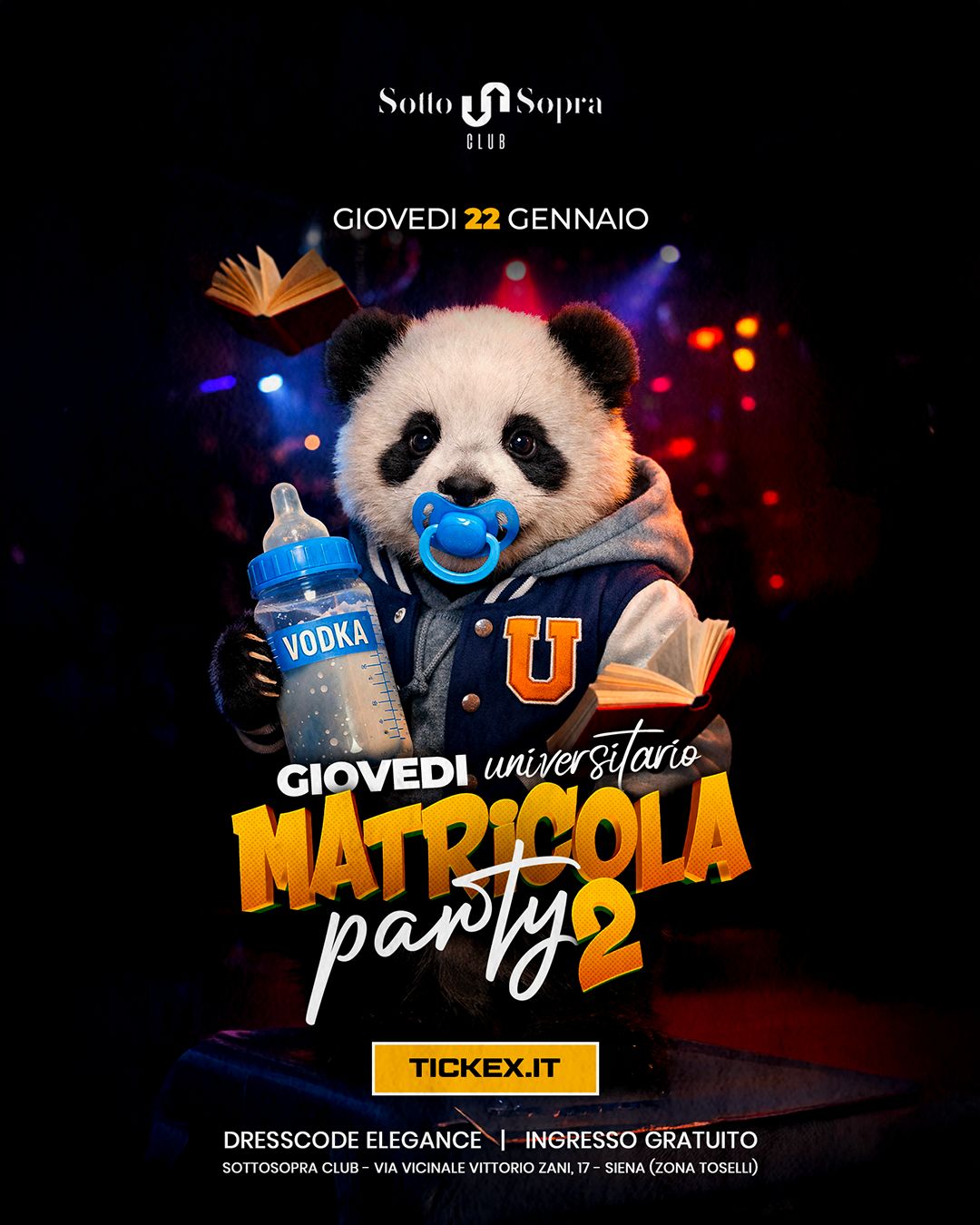 Giovedi 22 gen al SottoSopra