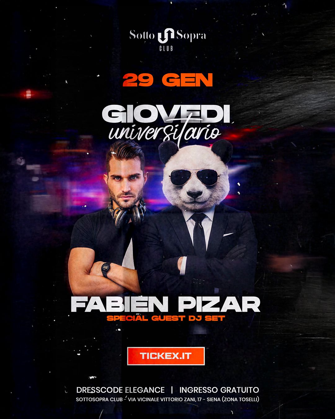 Giovedi 29 gen al SottoSopra