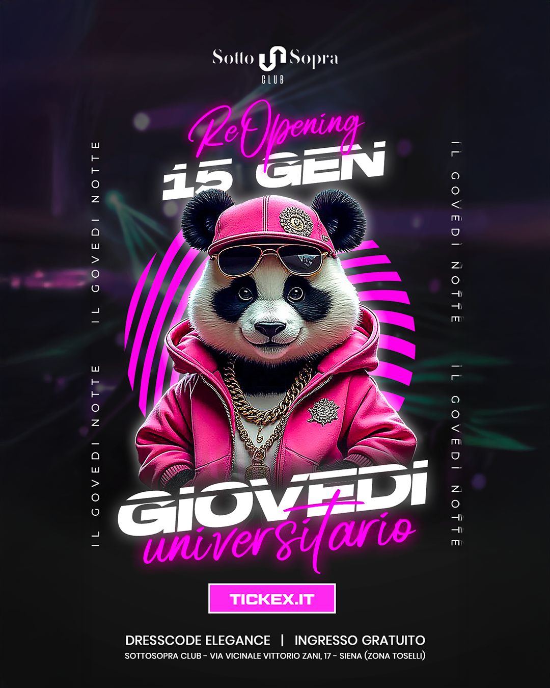 Giovedi 15 gen al SottoSopra