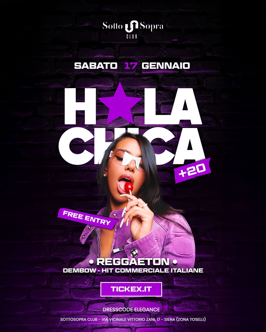 Sabato 17 gen al SottoSopra